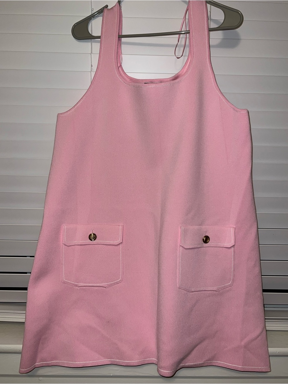 ZARA Women’s Pink Pocket A-Line Dress